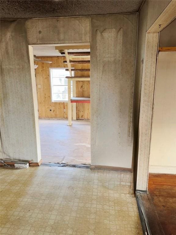 spare room with tile patterned floors