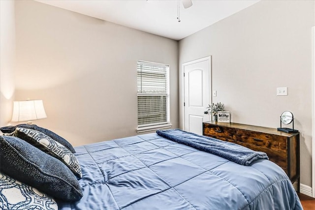 7237 Lake Tranquility Dr, Corpus Christi, TX 78414 - bedroom with a ceiling fan and baseboards