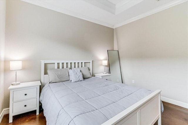 7237 Lake Tranquility Dr, Corpus Christi, TX 78414 - bedroom featuring baseboards and crown molding