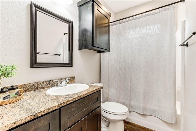 7237 Lake Tranquility Dr, Corpus Christi, TX 78414 - bathroom featuring toilet and vanity
