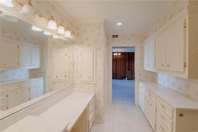 bathroom featuring tile patterned flooring