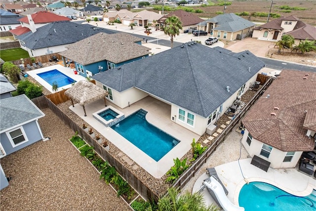 14150 Coquina Bay Ave, Corpus Christi, TX 78418 - drone / aerial view with a residential view