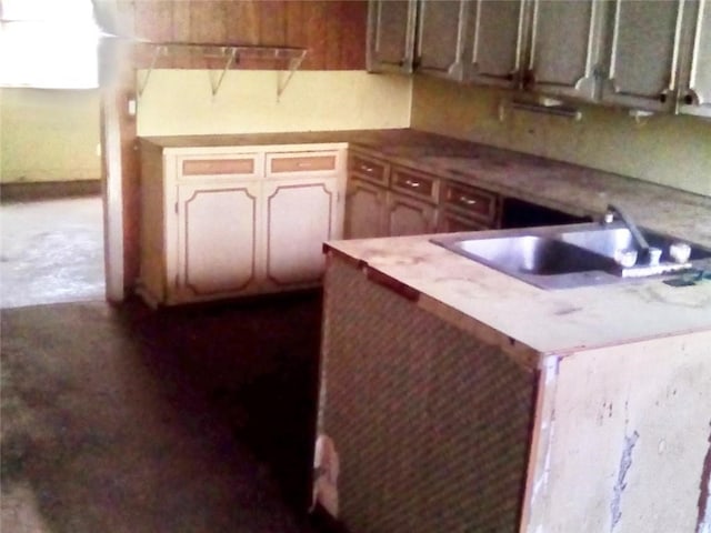 kitchen featuring sink