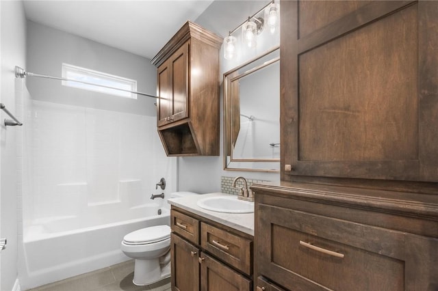 14013 Hawksnest Bay Dr, Corpus Christi, TX 78418 - bathroom with vanity, shower / tub combo, and tile patterned floors