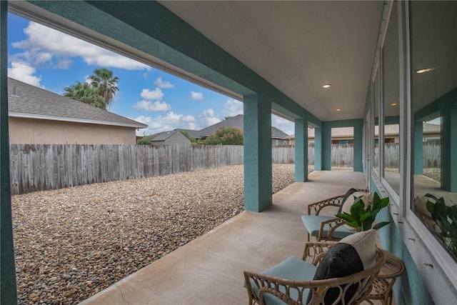 14013 Hawksnest Bay Dr, Corpus Christi, TX 78418 - fenced backyard featuring a patio