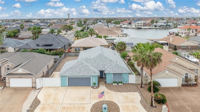 14013 Hawksnest Bay Dr, Corpus Christi, TX 78418 - aerial view of residential area featuring a large body of water