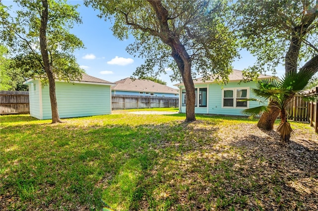 215 Sandollar Cir, Fulton, TX 78358 - view of yard featuring an outdoor structure