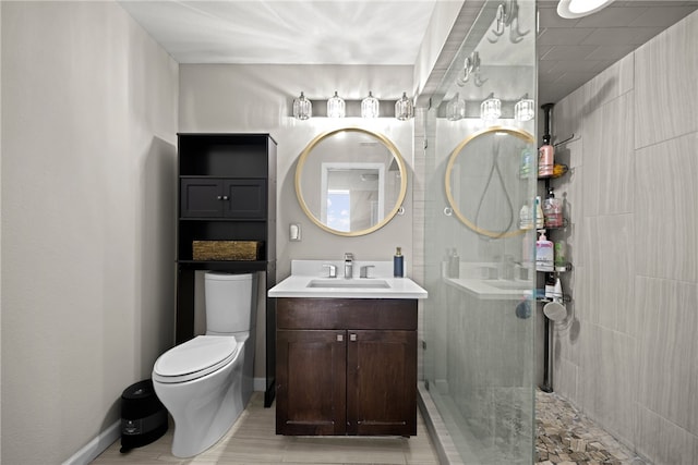 715 S Upper Broadway St Unit 1501, Corpus Christi, TX 78401 - bathroom featuring vanity and a stall shower