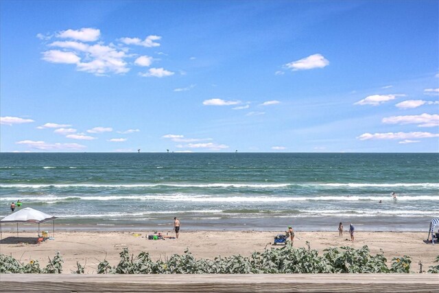 water view with a beach view