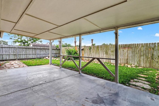11129 Mulholland Dr, Corpus Christi, TX 78410 - fenced backyard featuring a patio
