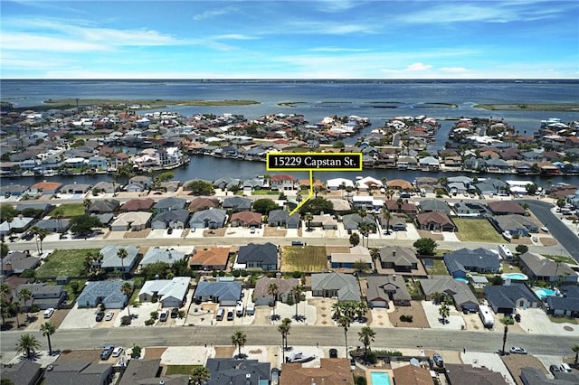 15229 Capstan St, Corpus Christi, TX 78418 - aerial view of property's location featuring nearby suburban area