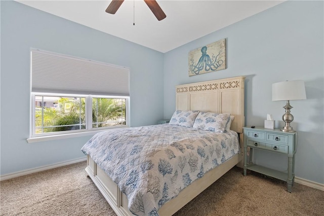 15229 Capstan St, Corpus Christi, TX 78418 - carpeted bedroom featuring baseboards and a ceiling fan