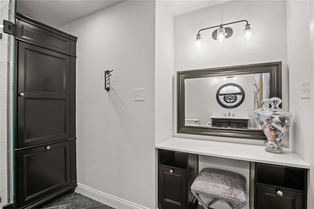 5418 Stonegate Way, Corpus Christi, TX 78411 - bathroom with baseboards and a sink