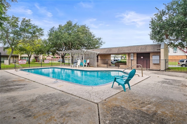 5418 Stonegate Way, Corpus Christi, TX 78411 - community pool with a pergola and a patio