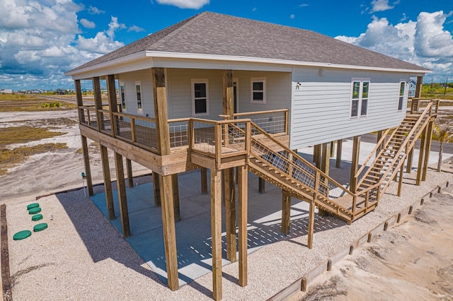 view of rear view of property