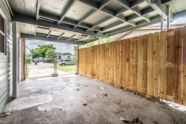 950 Susan Dr, Corpus Christi, TX 78412 - garage with a gate