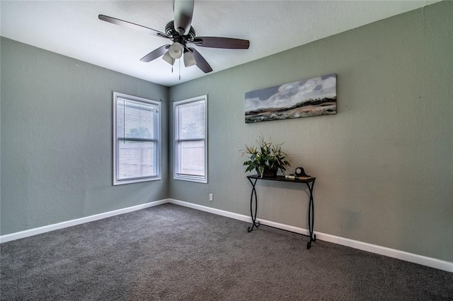 950 Susan Dr, Corpus Christi, TX 78412 - carpeted empty room featuring ceiling fan and baseboards
