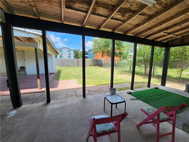 1613 6th St, Corpus Christi, TX 78404 - view of unfurnished sunroom