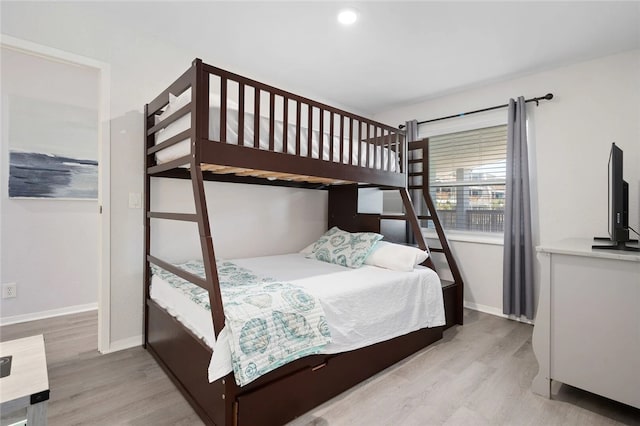 5973 State Highway 361 Unit 123, Port Aransas, TX 78373 - bedroom featuring wood finished floors