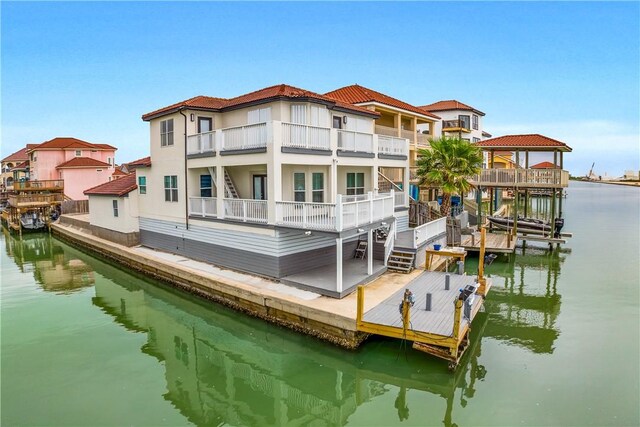 738 Crown Hbr, Corpus Christi, TX 78402 - dock area with a water view