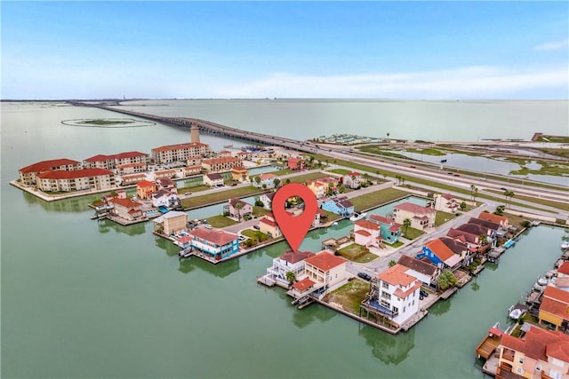 738 Crown Hbr, Corpus Christi, TX 78402 - bird's eye view with a water view