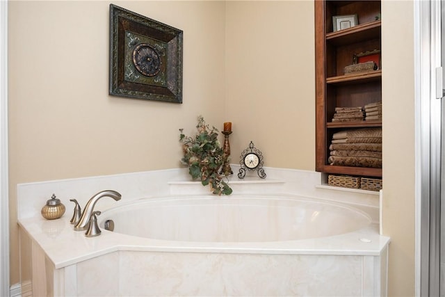 bathroom with a bathing tub