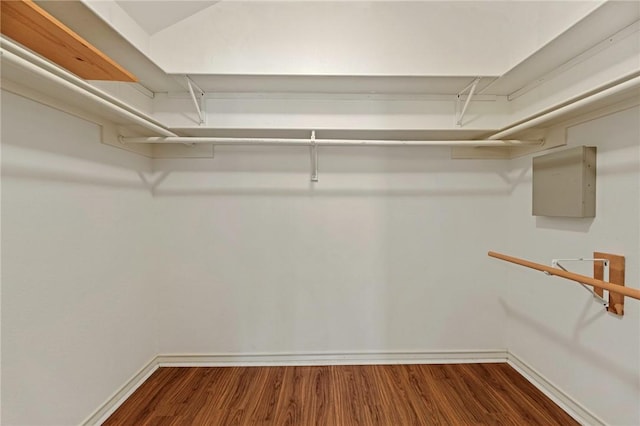 126 Whistlers Cove Rd, Rockport, TX 78382 - walk in closet featuring wood finished floors