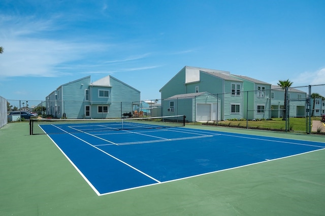 view of sport court featuring basketball court