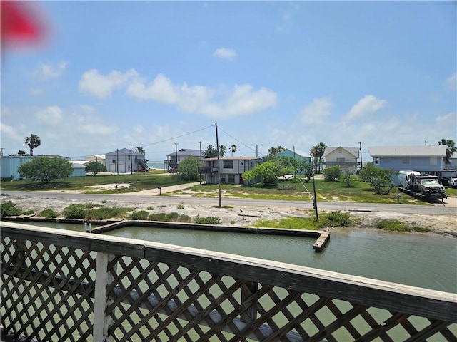 602 N Sandpiper, Ingleside, TX 78362 - balcony with a water view and a residential view