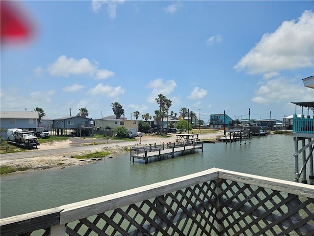 602 N Sandpiper, Ingleside, TX 78362 - dock area featuring a water view