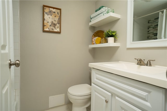 4334 E Ocean Dr Unit 306, Corpus Christi, TX 78404 - bathroom with vanity and curtained shower