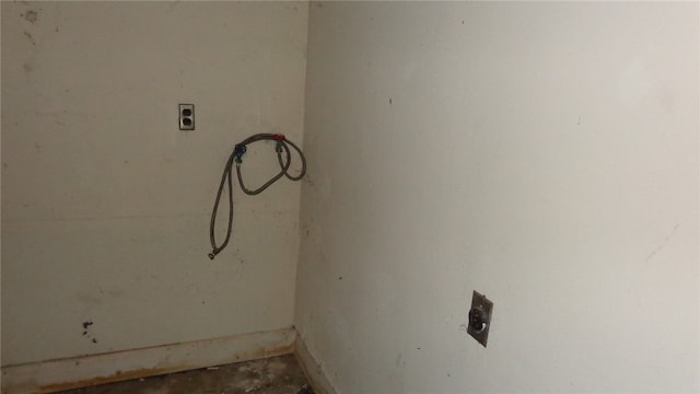 view of laundry room