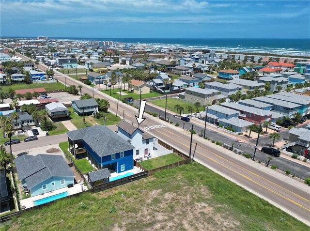 514 Royal Palm Dr, Port Aransas, TX 78373 - aerial perspective of suburban area with a nearby body of water