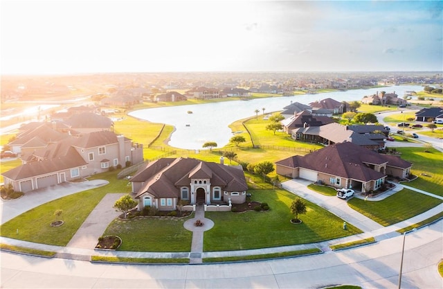 8401 Lago Vista Dr, Corpus Christi, TX 78414 - aerial view of residential area featuring a nearby body of water