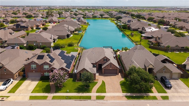 7502 Stampede Dr, Corpus Christi, TX 78414 - aerial view of residential area featuring a large body of water
