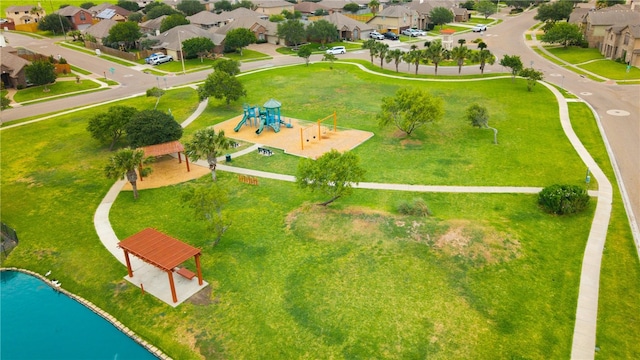 7502 Stampede Dr, Corpus Christi, TX 78414 - aerial view of residential area with a recreational park