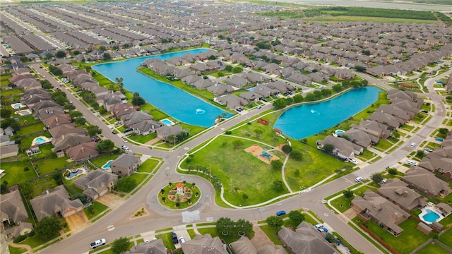 7502 Stampede Dr, Corpus Christi, TX 78414 - aerial view of residential area featuring a pool