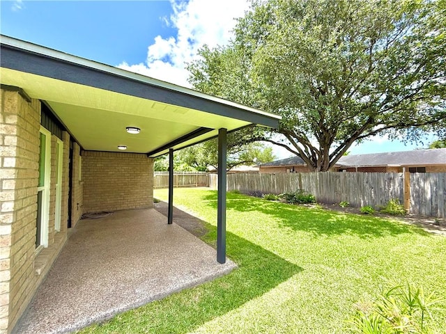 4126 Crenshaw Dr, Corpus Christi, TX 78413 - fenced backyard featuring a patio