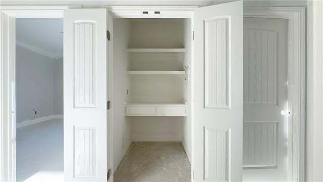 view of closet