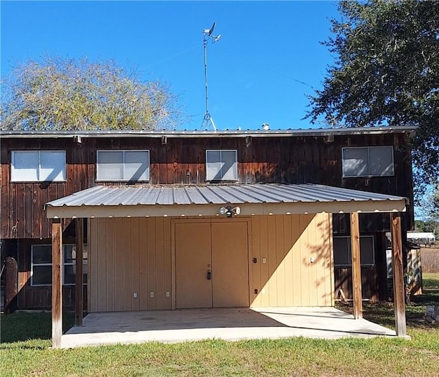 view of rear view of property