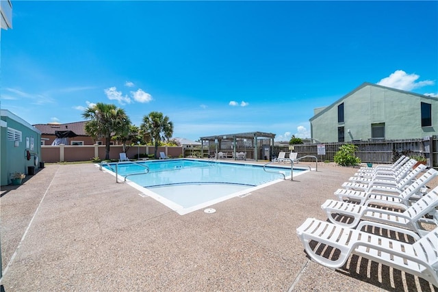 14300 Aloha St Unit 134, Corpus Christi, TX 78418 - community pool with a pergola and a patio