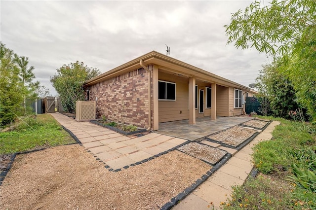 exterior space featuring a patio