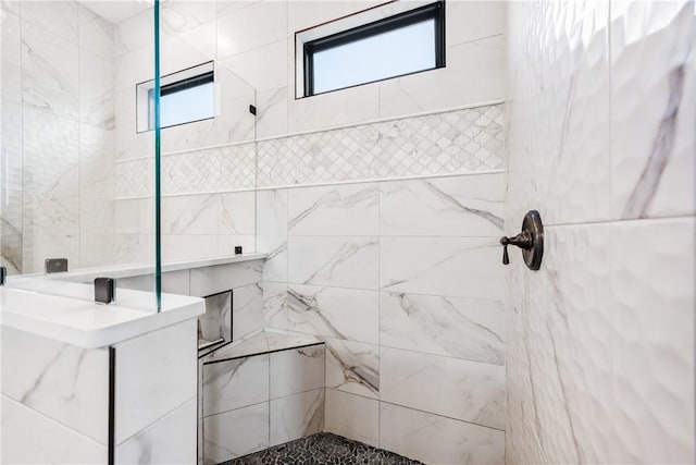 15342 Cartagena Ct, Corpus Christi, TX 78418 - bathroom featuring a tile shower
