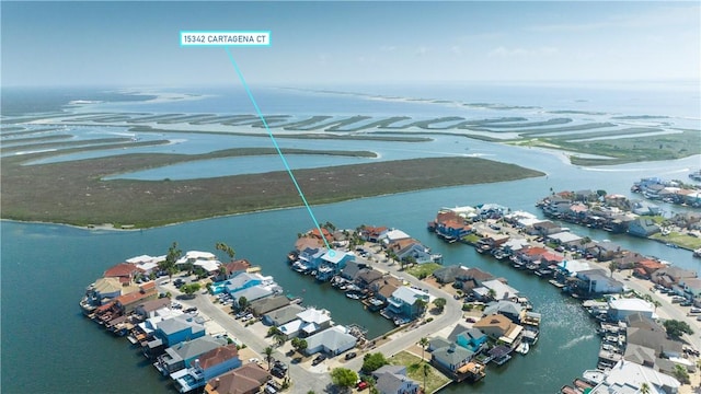 15342 Cartagena Ct, Corpus Christi, TX 78418 - view of property location with a nearby body of water and nearby suburban area