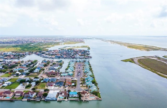 13702 Suntan Ave, Corpus Christi, TX 78418 - aerial view of property and surrounding area with a nearby body of water