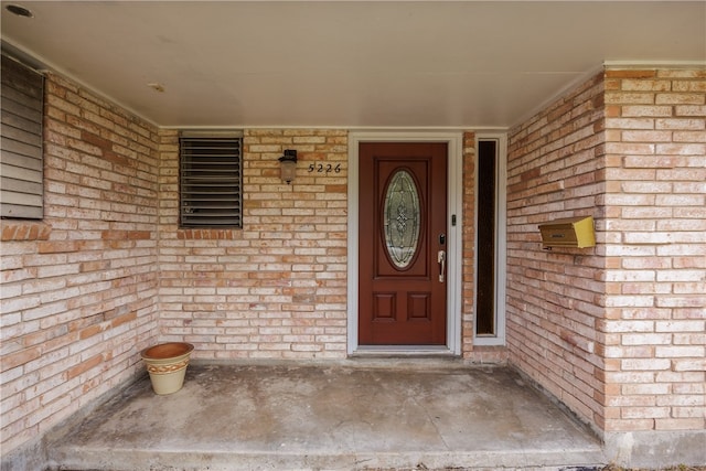 view of entrance to property