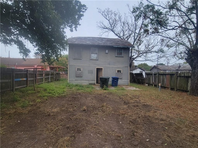 view of rear view of property