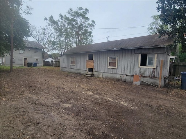 view of rear view of house