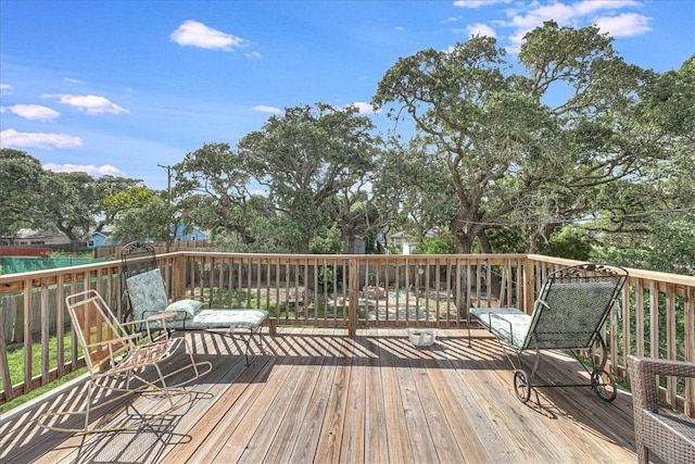 view of deck