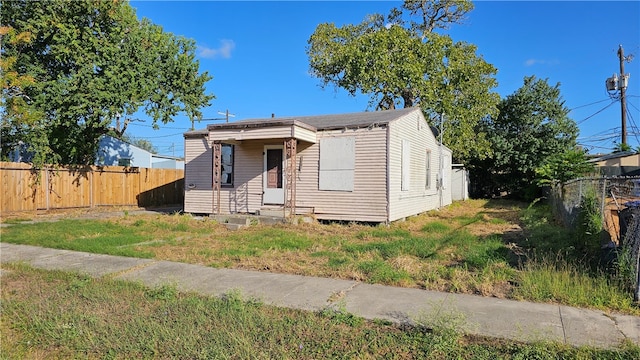 view of bungalow-style home